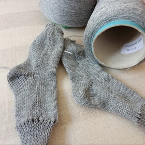 100% Cashmere Baby Socks 0-12M Shipp in 3 days Free Shipping in US image 5