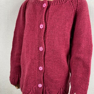 Girls' Knit 100% Cashmere Jacket/ Cardigan image 4