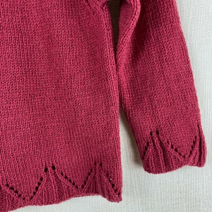 Girls' Knit 100% Cashmere Jacket/ Cardigan image 5