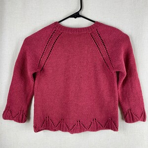 Girls' Knit 100% Cashmere Jacket/ Cardigan image 6