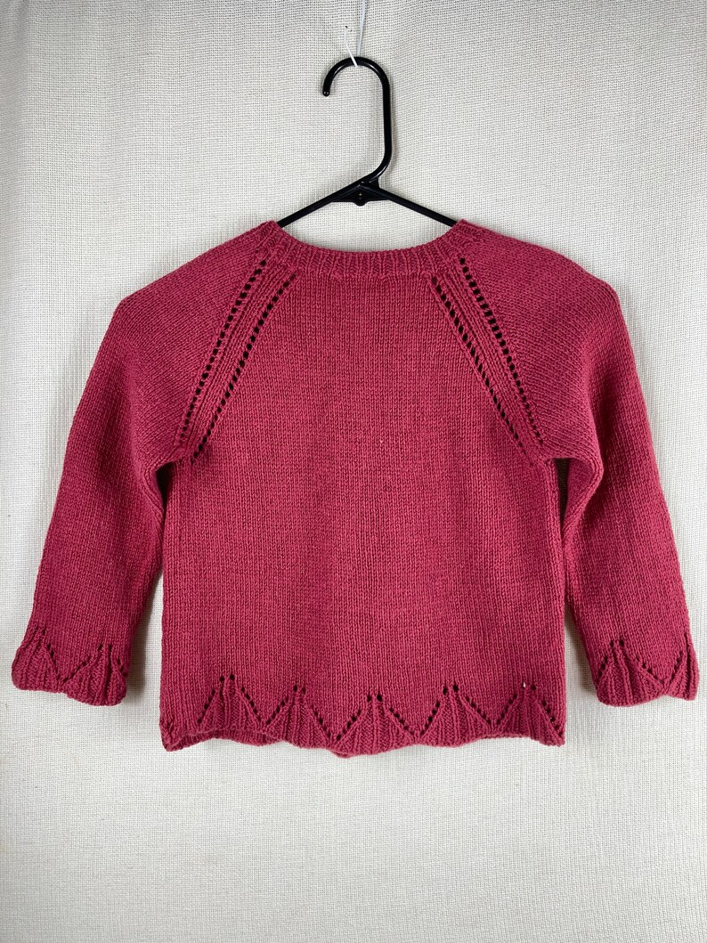 Girls' Knit 100% Cashmere Jacket/ Cardigan image 6