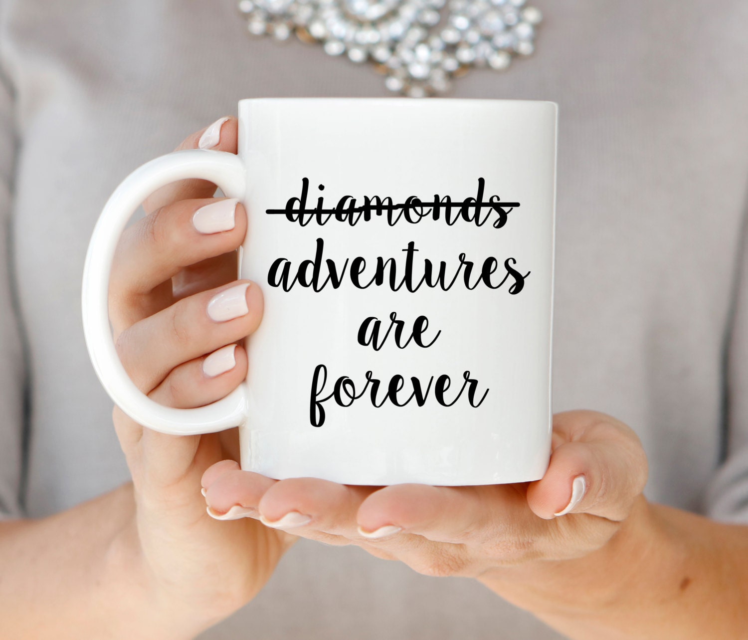 Graduation Gift Coffee Mug Diamonds Custom Coffee Cup Etsy