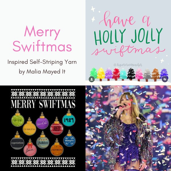 Preorder! - Merry Swiftmas - Self-Striping Sock Yarn