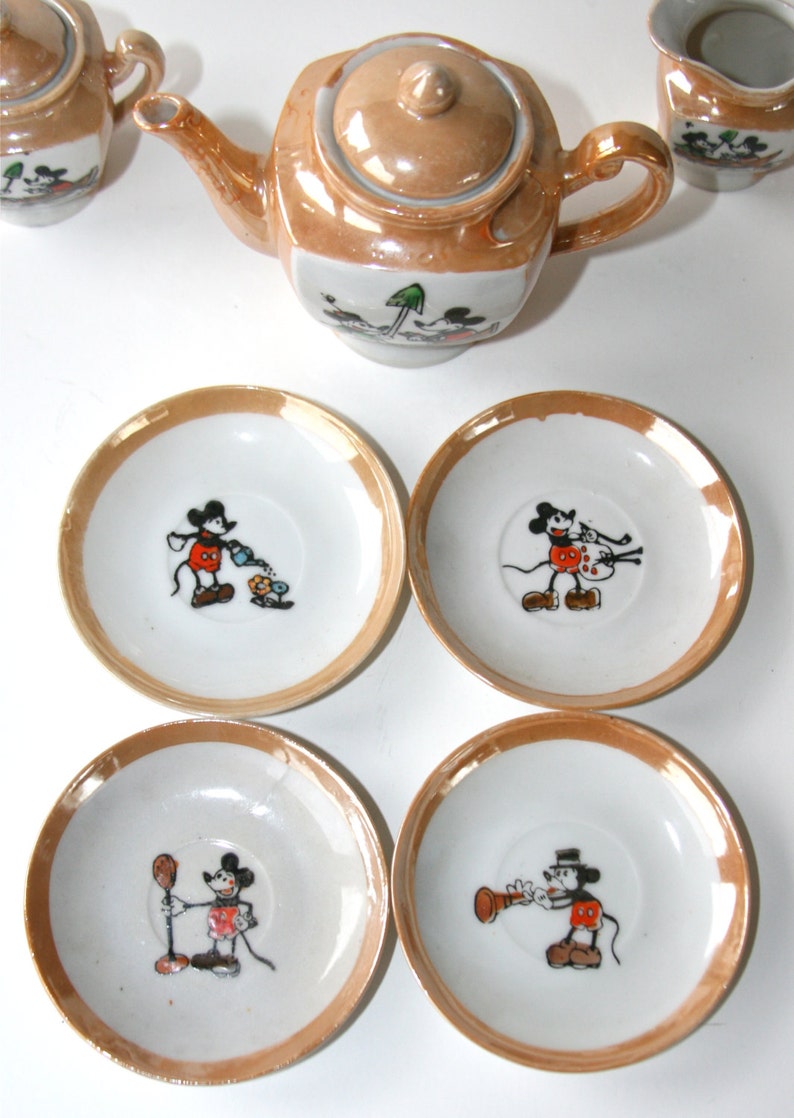 mouse tea set