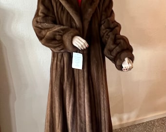 Vintage Louis Feraud Nerz Mantel: Hollywood Glamour, Größe 12