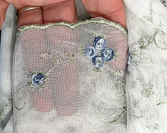 Vintage Victoria Classics Tablecloth, Blue Rosettes, New in Original Package.
