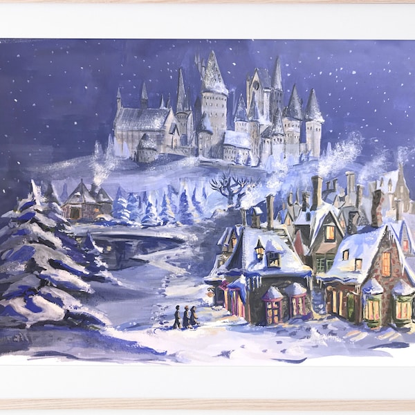 Wizard Castle Winterscape 8x10 Print