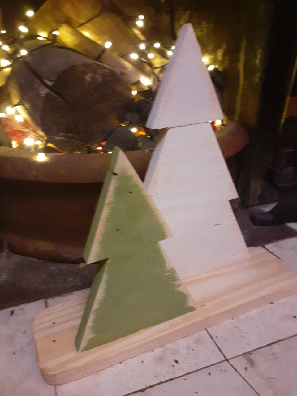 Rustic xmas trees/xmas 2021/wood christmas trees/table centrepiece/wood