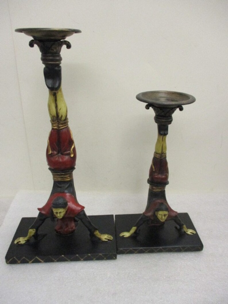 Vintage Acrobat Mark Roberts Candle Holder Etsy