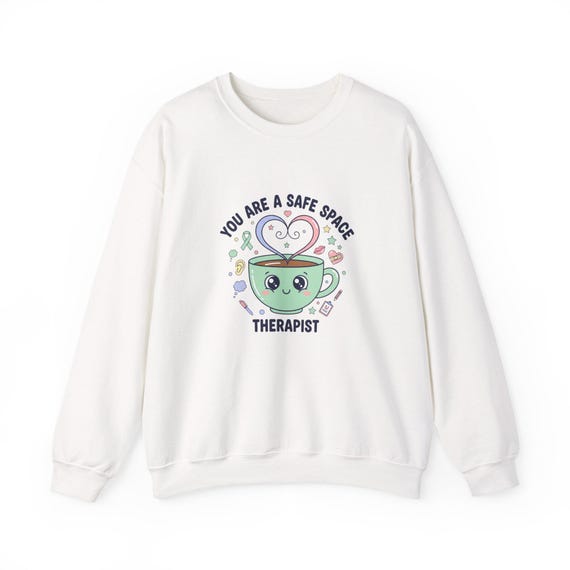 Therapist Sweatshirt | Pastel Healthcare Affirmation, Clinic Merch
