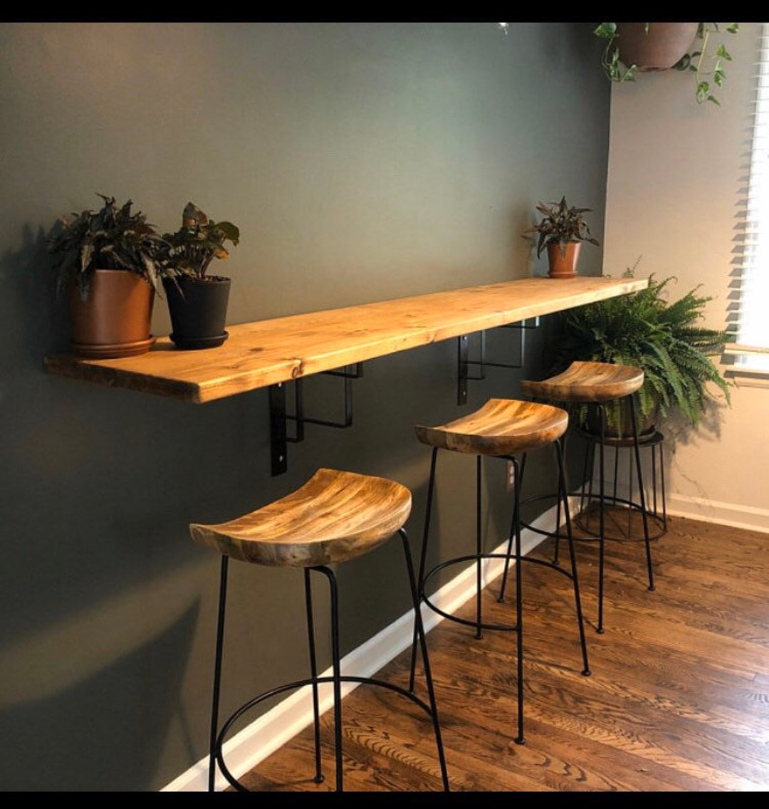 Breakfast bar wall mounted discount