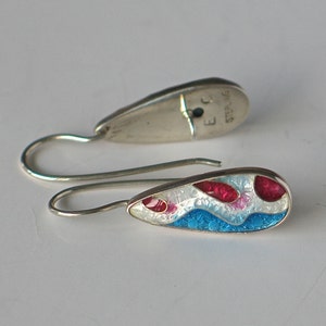 Cloisonné Enamel Earrings
