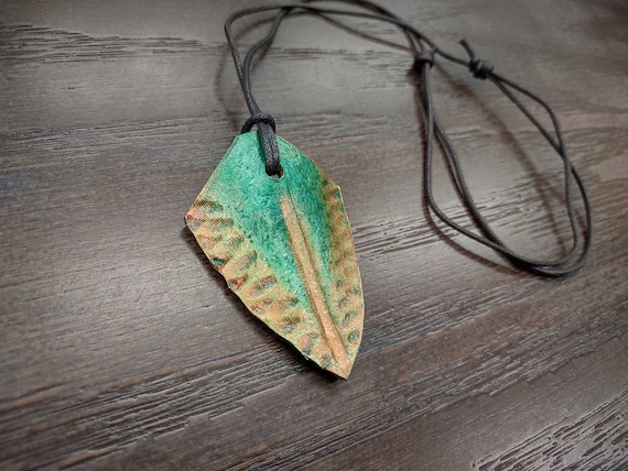 Dragon Scale Necklace Leather Etsy Canada