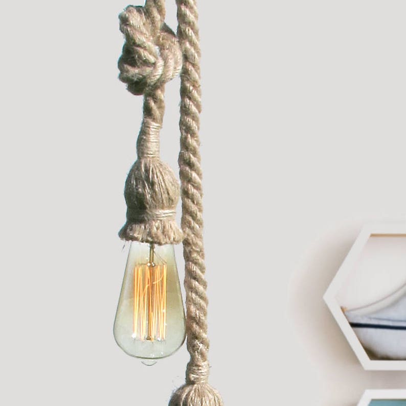 Two Way Nautical Rope Lighting - Etsy