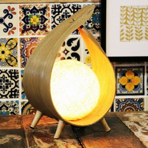 Handmade Natural Coconut Leaf Lamp image 6