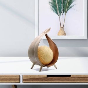 Handmade Natural Coconut Leaf Lamp image 1