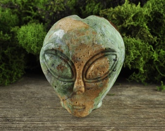 Natural Alien Crystal Skull, 2inch! Starbeing, Alien, ET, Alien Skull, Crystal Alien