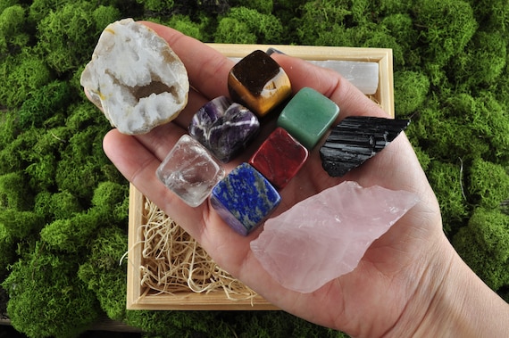 Chakra Crystal Kit, Gemstone Kit, Crystal Kit, Healing Crystals, Reiki, Chakra Crystals, Crystal Collection, Crystals, Chakra Stones