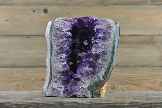 Amethyst, Geode, Birthstone, Unique Gift, Home Decor, Boho Decor, Crystal Decor, PL2-016