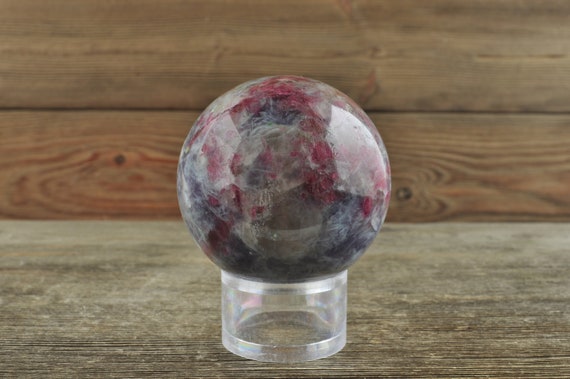 Unicorn Stone Crystal Sphere, Lepidolite, Pink Tourmaline, Smokey Quartz, Crystals, Unicorn Crystal, Crystal Sphere, Crystal Decor, Reiki