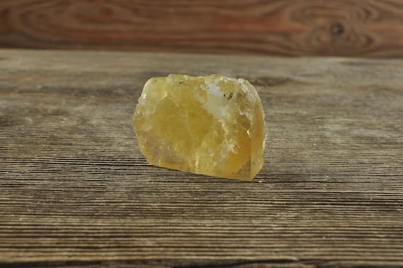 Gorgeous Yellow Fluorite with Pyrite Inclusions Raw Specimen!