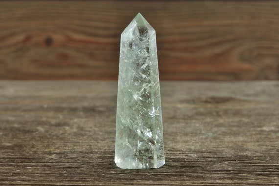 Prasiolite Crystal Point, Prasiolite, Green Amethyst, Crystal Point, Green Crystal, Crystal, Crystal Healing, Crystal Grid