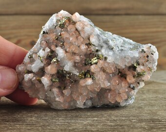 Hematite Quartz Pyrite Cluster, Quartz Crystal, Quartz Cluster, Fire Quartz, Crystal Decor, Home Decor