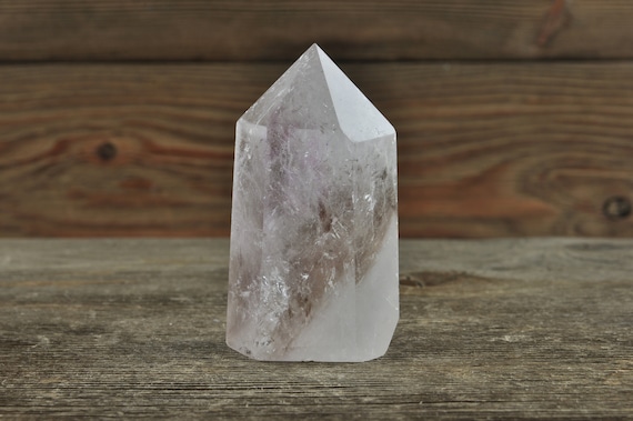 Smokey Amethyst Point, Amethyst Crystal, Amethyst Cluster, Phantom Amethyst, Crystal Decor, Home Decor