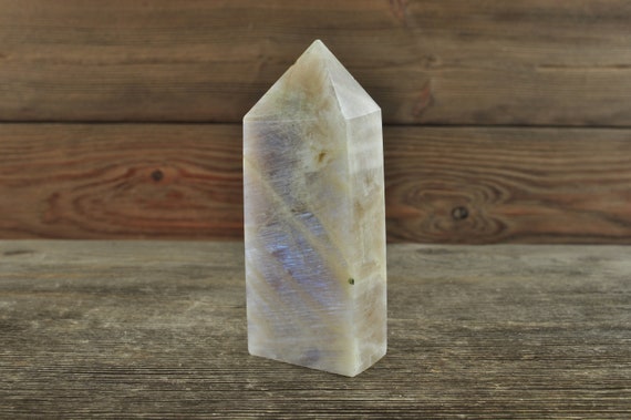 Moonstone Crystal Point, Moonstone, Rainbow Moonstone, Crystal Point, Moon Crystal, Crystal, Crystal Healing, Crystal Grid, Reiki, Chakra