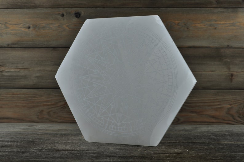 Etched Selenite Gridding Plate Large image 10