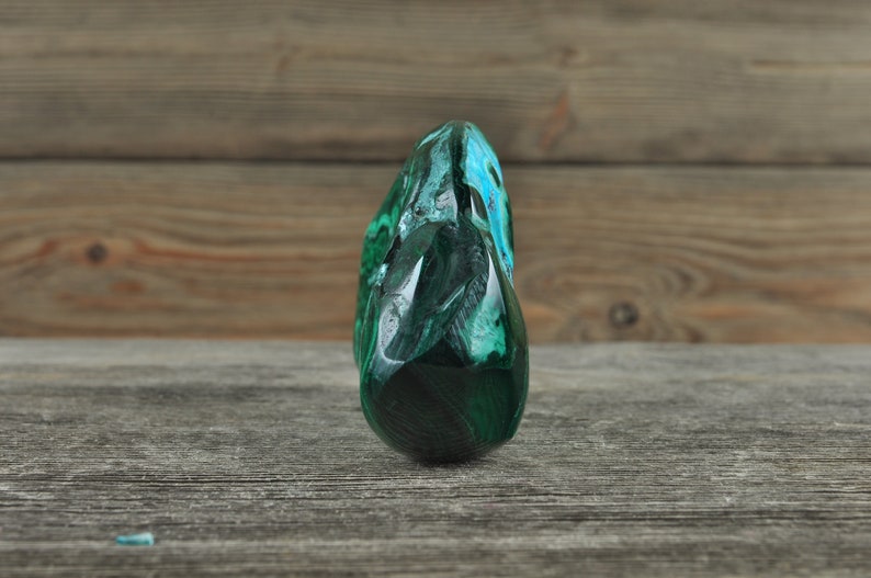 Rare Natural Malachite with Chrysocolla