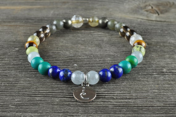 Anxiety + Depression, Gemstone Bracelet, Crystal Bracelet, Healing Crystals and Stones, Reiki, Crystal Bracelet, Healing Crystals and Stones