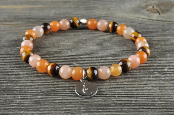 Sacral Chakra, Gemstone Bracelet, Crystal Bracelet, Healing Crystals and Stones, Reiki, Crystal Bracelet, Healing Crystals and Stones