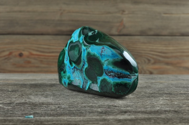 Rare Natural Malachite with Chrysocolla