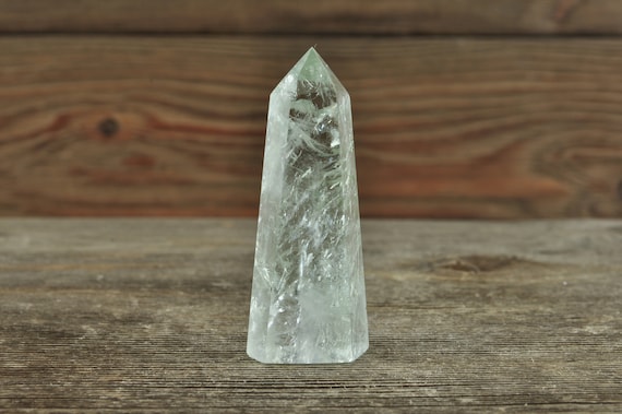 Prasiolite Crystal Point, Prasiolite, Green Amethyst, Crystal Point, Green Crystal, Crystal, Crystal Healing, Crystal Grid