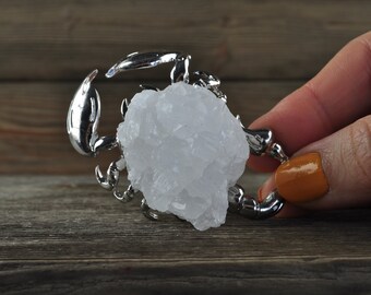 Cute Quartz Geode Scorpion!