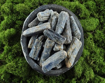 Raw Blue Kyanite Blades, Crystal Decor, Kyanite Specimen