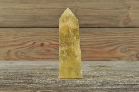 Rare Yellow Fluorite Obelisk Tower!