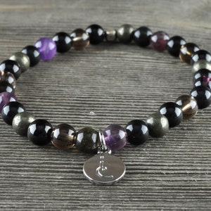 Protection, Gemstone Bracelet, Crystal Bracelet, Healing Crystals and Stones, Reiki