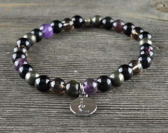 Protection, Gemstone Bracelet, Crystal Bracelet, Healing Crystals and Stones, Reiki