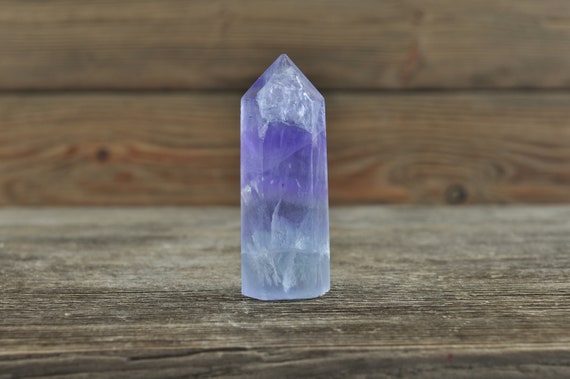 Rainbow Fluorite Point, 2.25 inches tall!