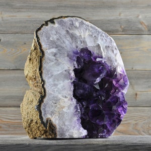 Amethyst, Geode, Birthstone, Unique Gift, Home Decor, Boho Decor, Crystal Decor, PL2-020