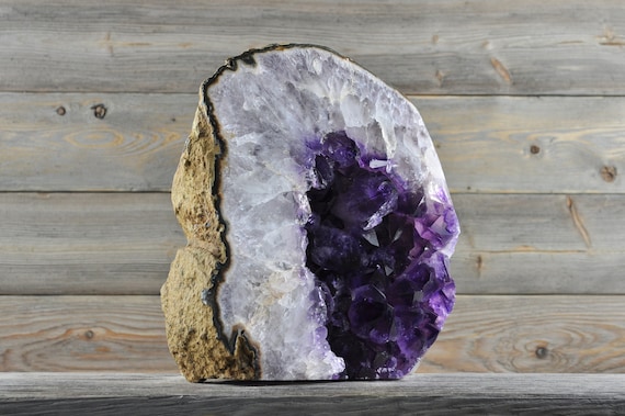 Amethyst, Geode, Birthstone, Unique Gift, Home Decor, Boho Decor, Crystal Decor, PL2-020