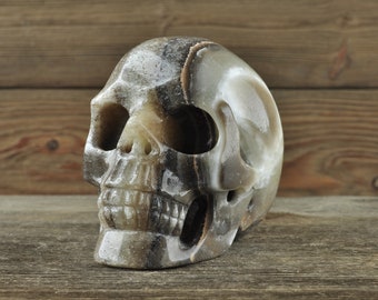 Orange Calcite Crystal Skull! Crystal Skull, Halloween Decor, Skull Decor, Gothic Home Decor, Goth Decor, Crystal Decor, Crystal Skulls
