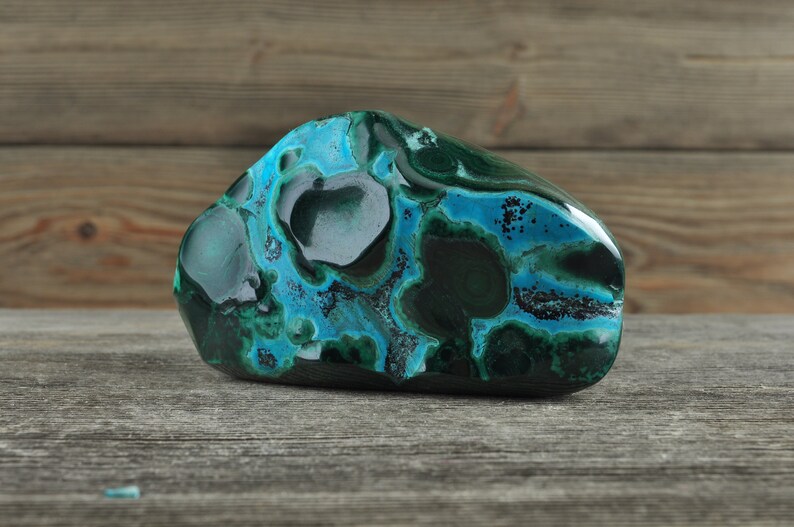 Rare Natural Malachite with Chrysocolla
