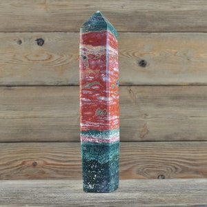 Beautiful Ocean Jasper Tower, 7.5 inches tall!