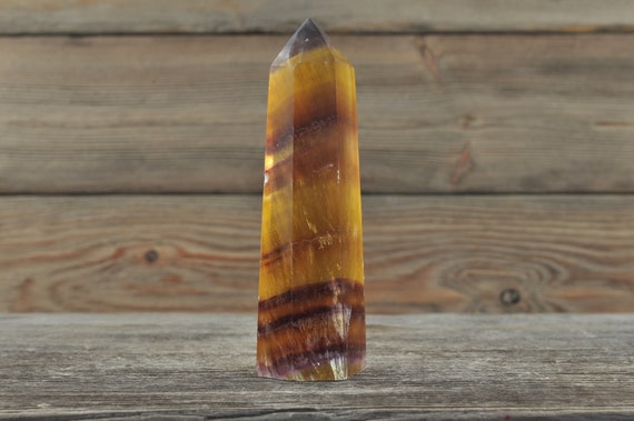 Gorgeous Yellow Fluorite Obelisk Tower!