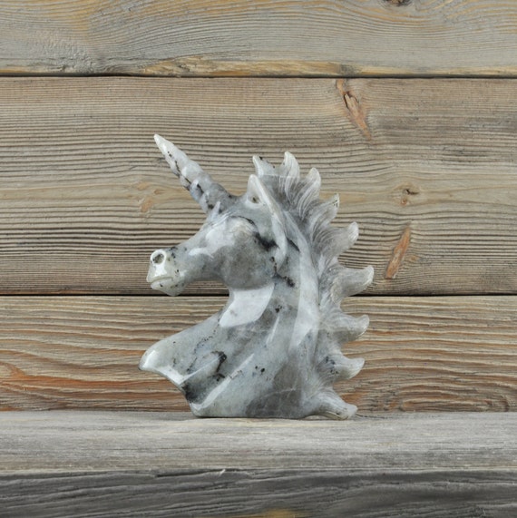 Hand Carved Labradorite Unicorn!!