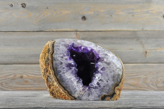 Amethyst, Geode, Birthstone, Unique Gift, Home Decor, Boho Decor, Crystal Decor, PL3-041!