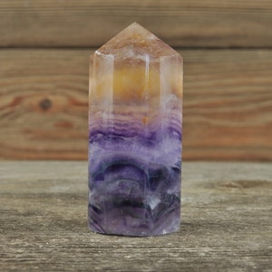 Rainbow Fluorite Cylinder, 2.5 inches tall!